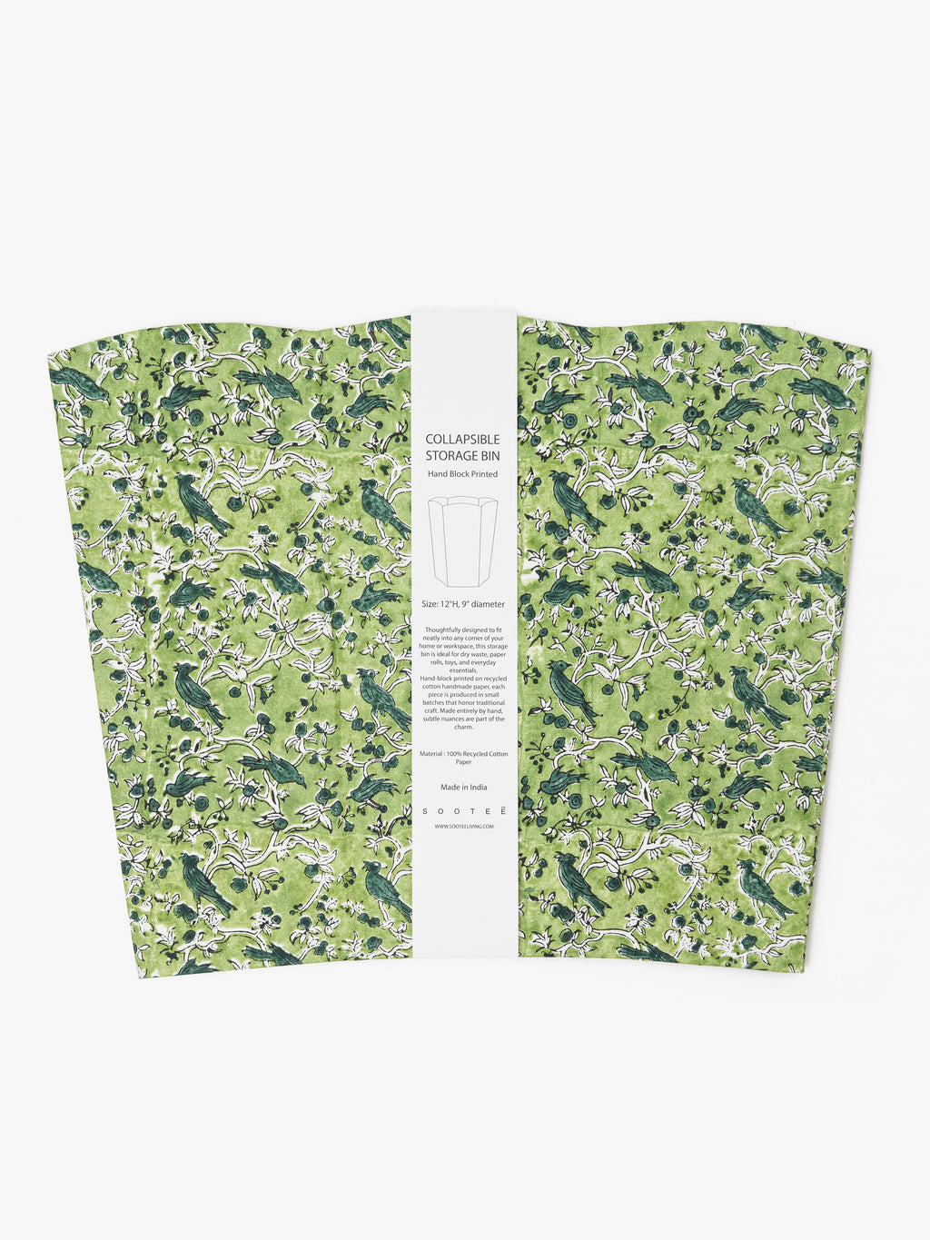 Scallop Collapsible Storage Bin - Atisun