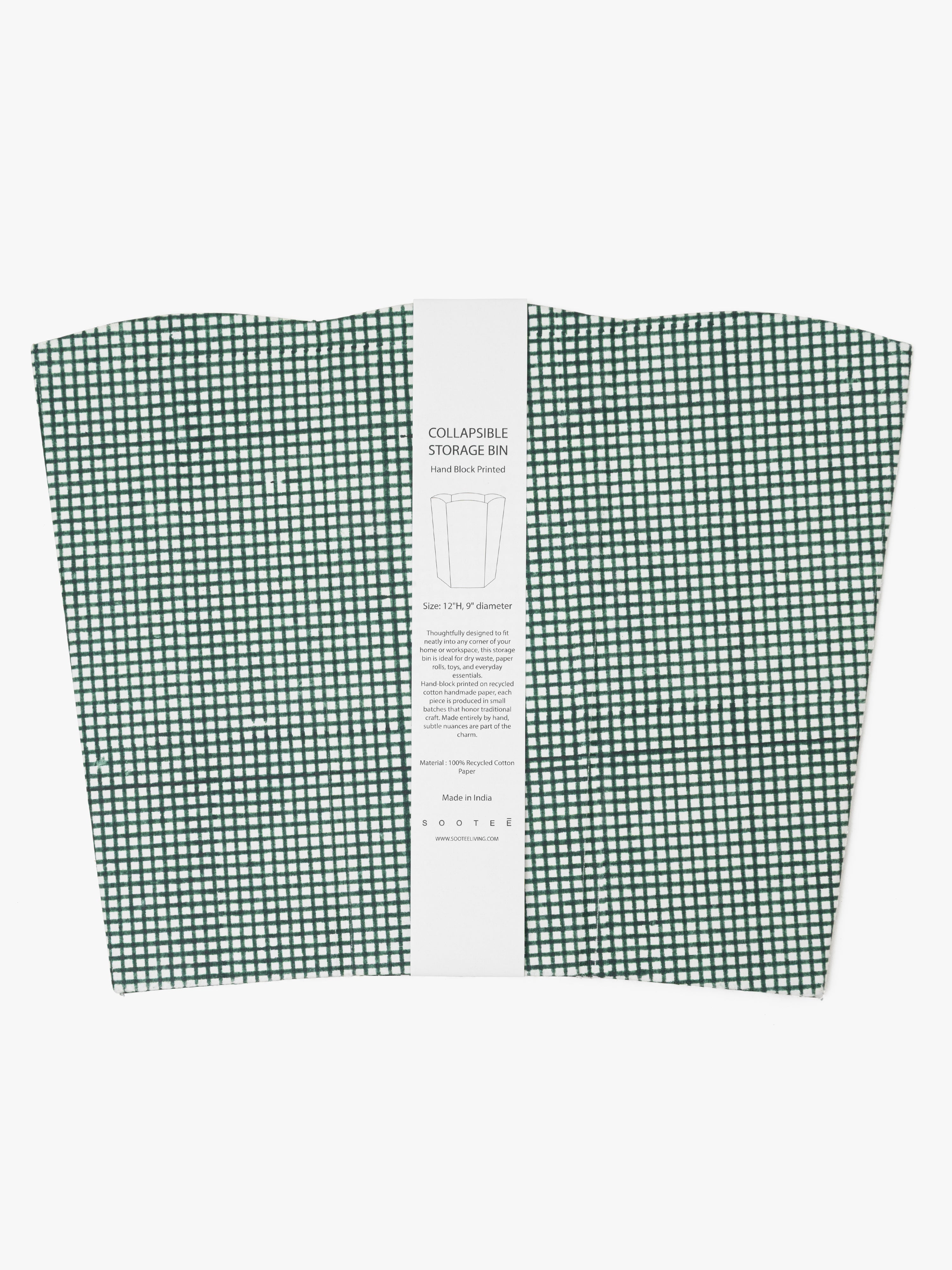 Scallop Collapsible Storage Bin - Chokor